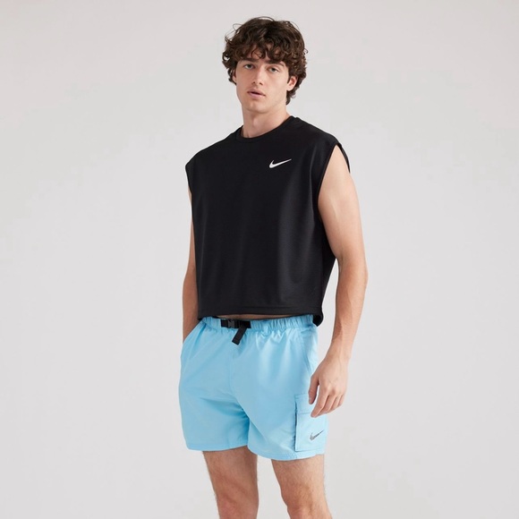 Nike Shorts Small Blue New With Tags Packable Utility Gym Hiking - Picture 1 of 17